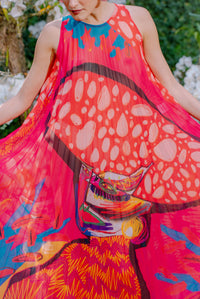 Vestido Amorgos Woman In Hat