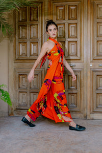 Sarong Jacaré Laranja