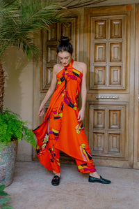 Sarong Jacaré Laranja