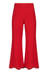 Wine Red Crepe Patou Peta Pants