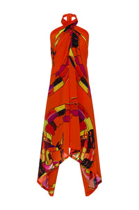 Sarong Jacaré Laranja