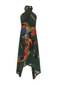 Sarong Jacaré Verde