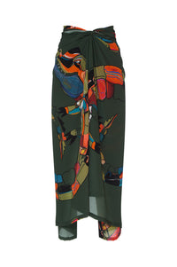 Sarong Jacaré Verde