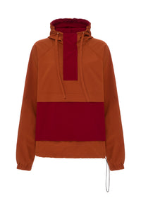 Wind Jacket Avelã com Vinho Resistente à Água