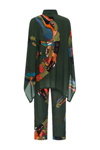 Camisa Quadrada Jacaré Verde