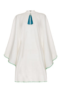 Poncho de Linho Off White