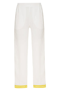 Calça de Linho Carmem Off White