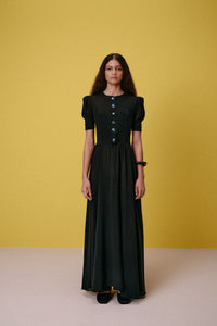 Vestido Longo Greta Preto