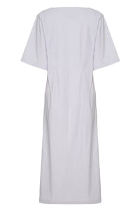 Vestido Carmen Algodão Listrado