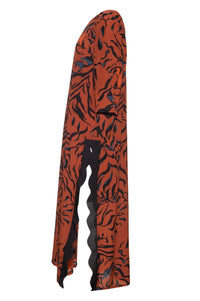 Sônia Ondas Tigre Dress