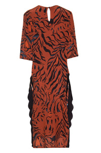 Sônia Ondas Tigre Dress