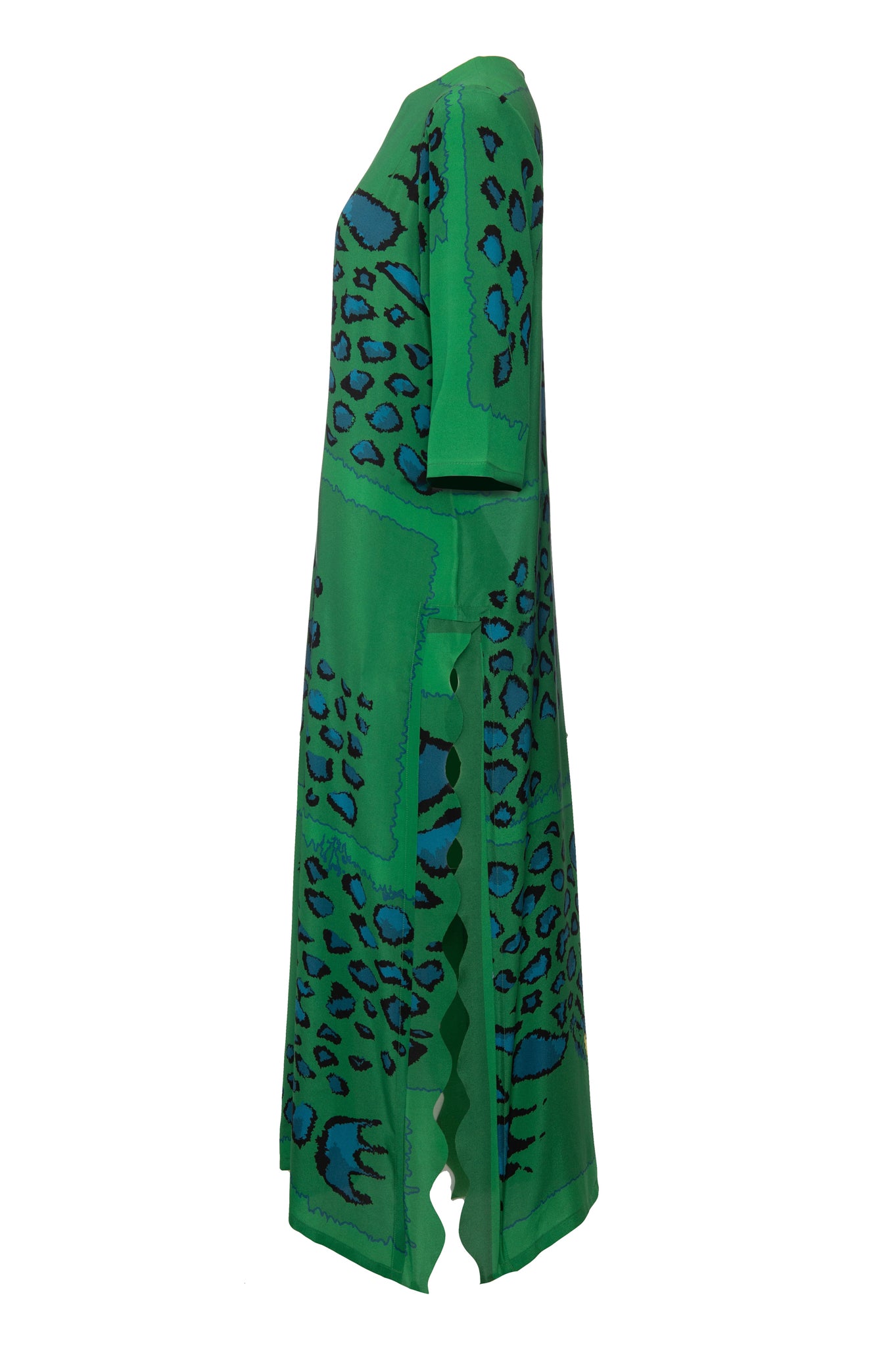 Sonia Ondas Green Alligator Dress | Vanda Jacintho Sonia Ondas Green Alligator Dress | Vanda Jacintho