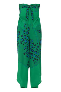 Green alligator sarong